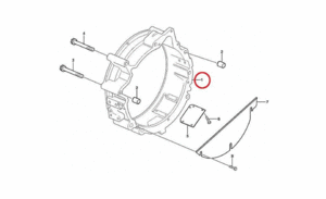 Корпус маховика VOLVO VOE20744652