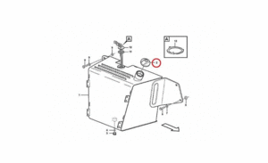 Крышка заливной горловины топливного бака VOLVO VOE15171144