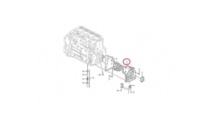 Крышка передняя двигателя VOLVO VOE20882047