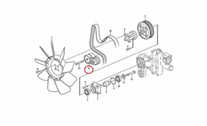 Натяжитель ремня VOLVO VOE20554253