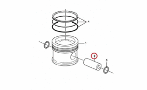 Палец поршневой VOLVO VOE20460009