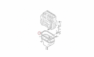 Прокладка картера масляного (поддона) VOLVO VOE20405843