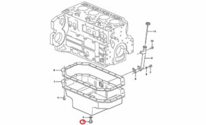 Пробка сливная VOLVO VOE20405506