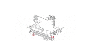 Прокладка впускного коллектора (торцевая) VOLVO VOE20405613