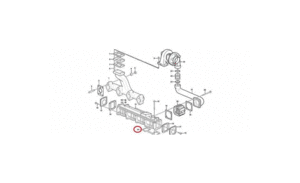 Прокладка впускного коллектора VOLVO VOE20591706