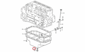 Прокладка пробки сливной VOLVO VOE20542740