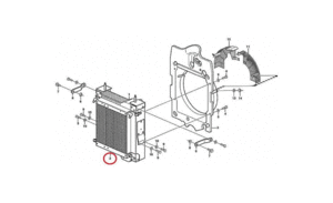 Радиатор масляный VOLVO VOE11890332