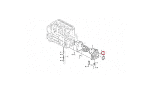 Сальник двигателя VOLVO VOE20412568