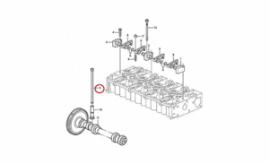 Штанга толкателя VOLVO VOE20460008