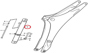 Гидроцилиндр стрелы VOLVO VOE11881459
