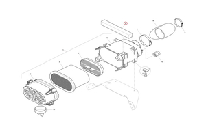 Манжета фильтра воздушного Terex T105521